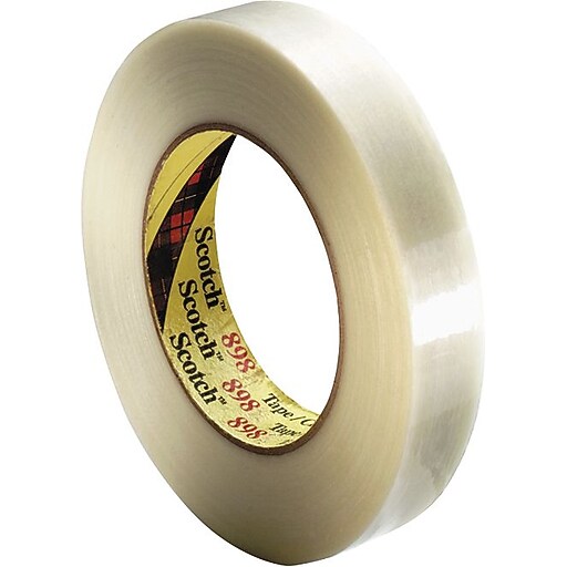 Scotch® Clear Polypropylene Backing Prem Grade Roll Filament Tape; 60.