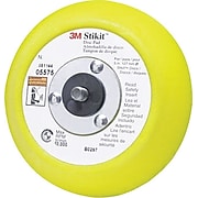 Stikit™ Yellow Regular Molded Disc Pad, 5 in (Dia), 10000 rpm