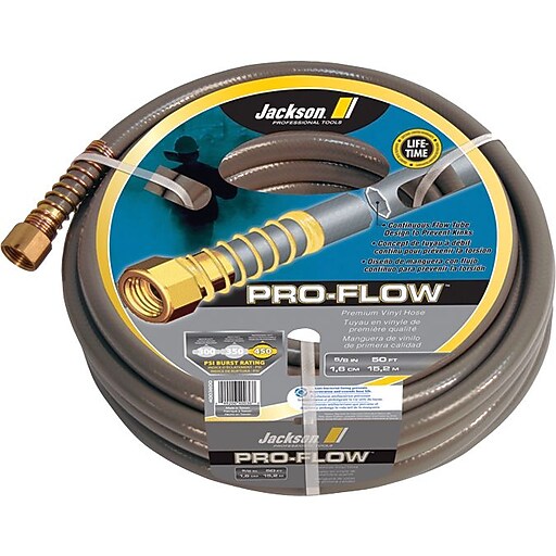 Jackson Safety Pro-Flow Heavy Duty Professional Water Hose, PVC, 5