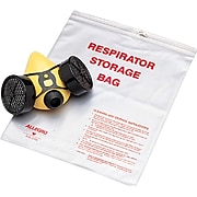 Allegro® Respirator Storage Bags with Zipper, 14" x 16"