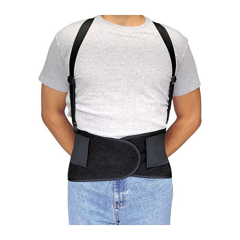 Allegro® Economy Belts, Black, Back Support, Medium image 1