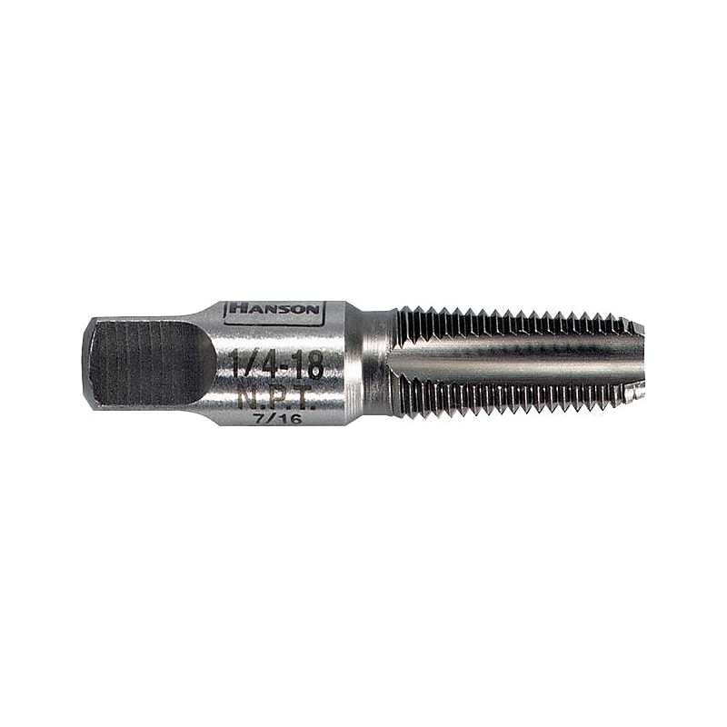 Irwin® Hanson® High Carbon Steel Taper Pipe Tap, 1/8 NPT image 1