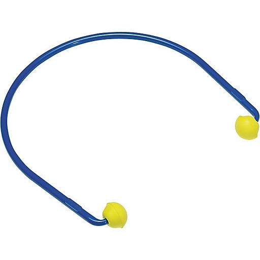 Caps® Yellow Foam Corded Semi Insert Push-in Earplug, 17 dB at Staples