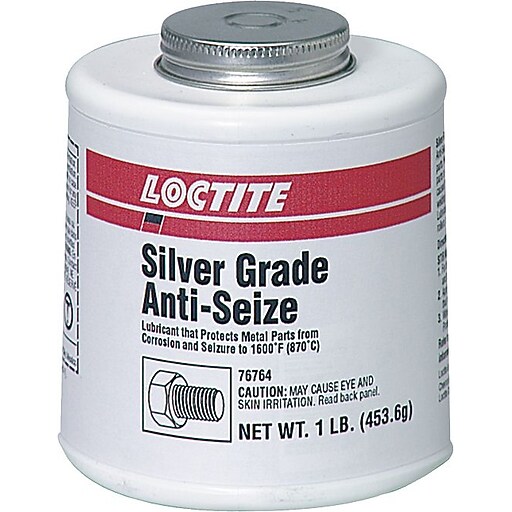 Loctite® Aluminum Paste Silver Grade MultiPurpose AntiSeize Lubricant, 1 lb Brush Top Can at