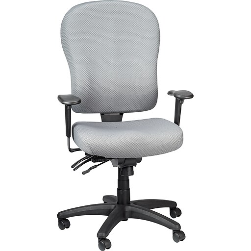 TempurPedic TP4000 Fabric Computer and Desk Office Chair, Grey, Fixed