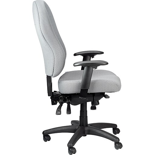 TempurPedic TP4000 Fabric Computer and Desk Office Chair, Grey, Fixed