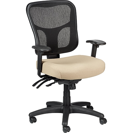 Tempur-Pedic® TP8000 Ergonomic Mesh Mid-Back Task Chair, Beige at Staples