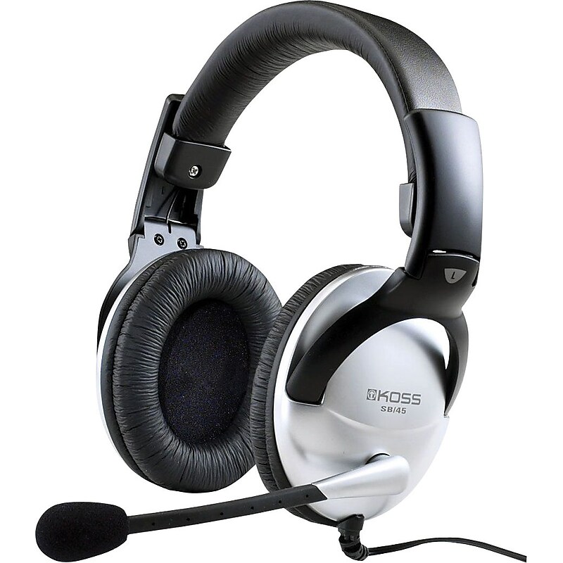 Koss SB45 Stereo Headset, Over-the-Ear, USB image 1