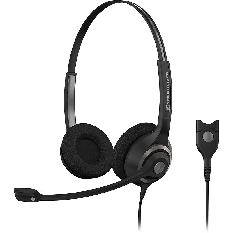 EPOS Impact Easy Disconnect Stereo Headset, Black (SC260) image 1