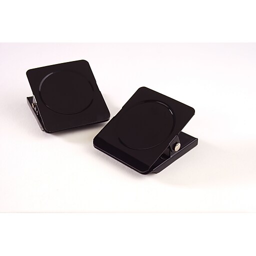 Staples® Square Clips, Black, 1 3/4" Width, 1" Capacity, 2/Pk at Staples