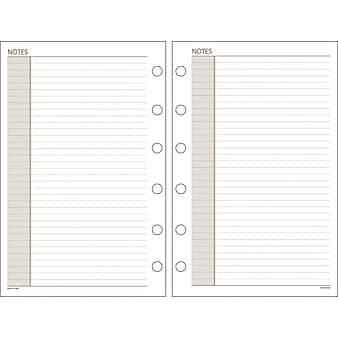 DayRunner 8.5" x  5.5" Personal Organizer Refills, White (011-200)