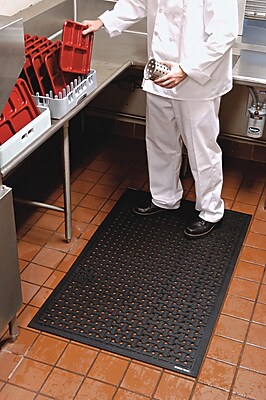 M+A Matting Comfort Flow Anti-Fatigue Mat, 5.6′ x 3.5′, Black (420164900) Sansujyuku sansujyuku.com