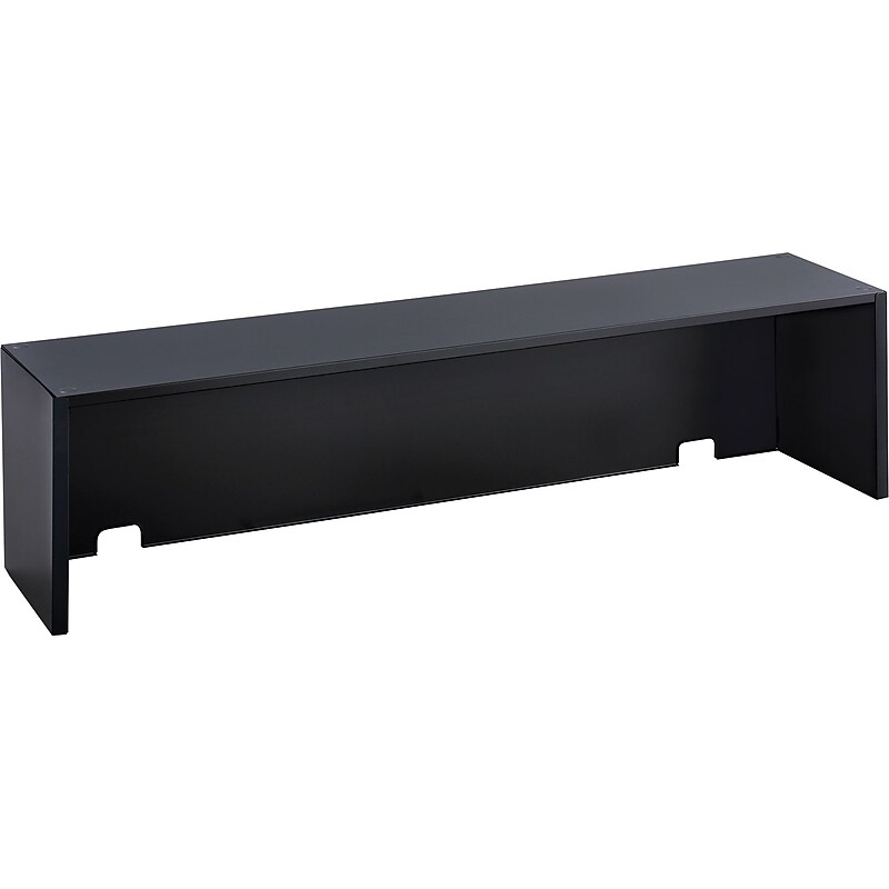 Safco E-Z Sort® Mailroom Utility Risers, 57.5", Black (7752BL) image 1