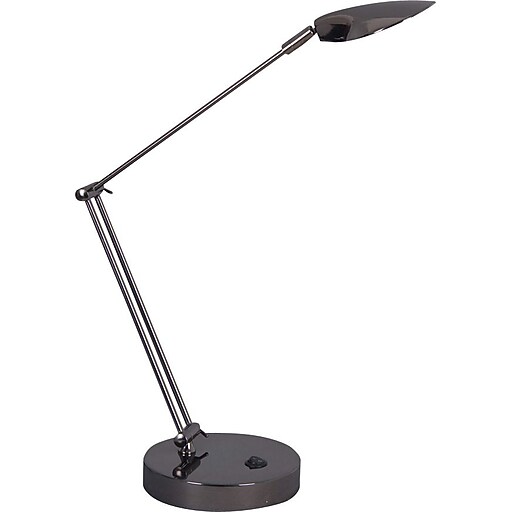 Evolution Lighting Double Reach SwingArm LED Desk Lamp, Black Nickel Staples
