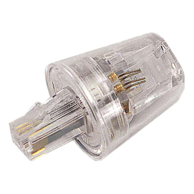 Twisstop Rotating Phone Cord Detangler ,  Clear image 1