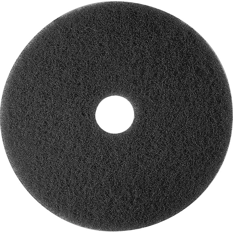 3M 7200 Black Stripper Pad, 13", 5/Carton (MCO 08375) image 1