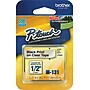 Brother P-touch M-131 Label Maker Tape, 1/2" x 26-2/10', Black on Clear (M-131)~#|#~s0491743_sc7
