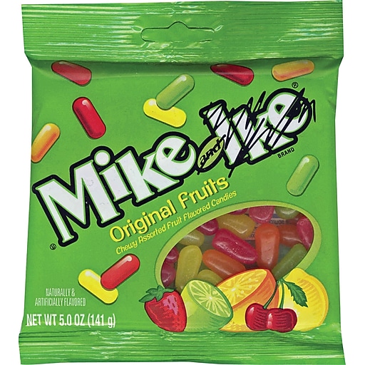 Mike & Ike Original Fruit Candy, 5 oz., 12 Carton (JUS49259) Staples