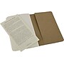 Moleskine Cahier Soft Cover Journal, 3.5" x 5.5", Kraft Brown, 3/Pack (704925)~#|#~s0492484_sc7