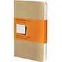 Moleskine Cahier Soft Cover Journal, 3.5" x 5.5", Kraft Brown, 3/Pack (704925)~#|#~s0492485_sc7