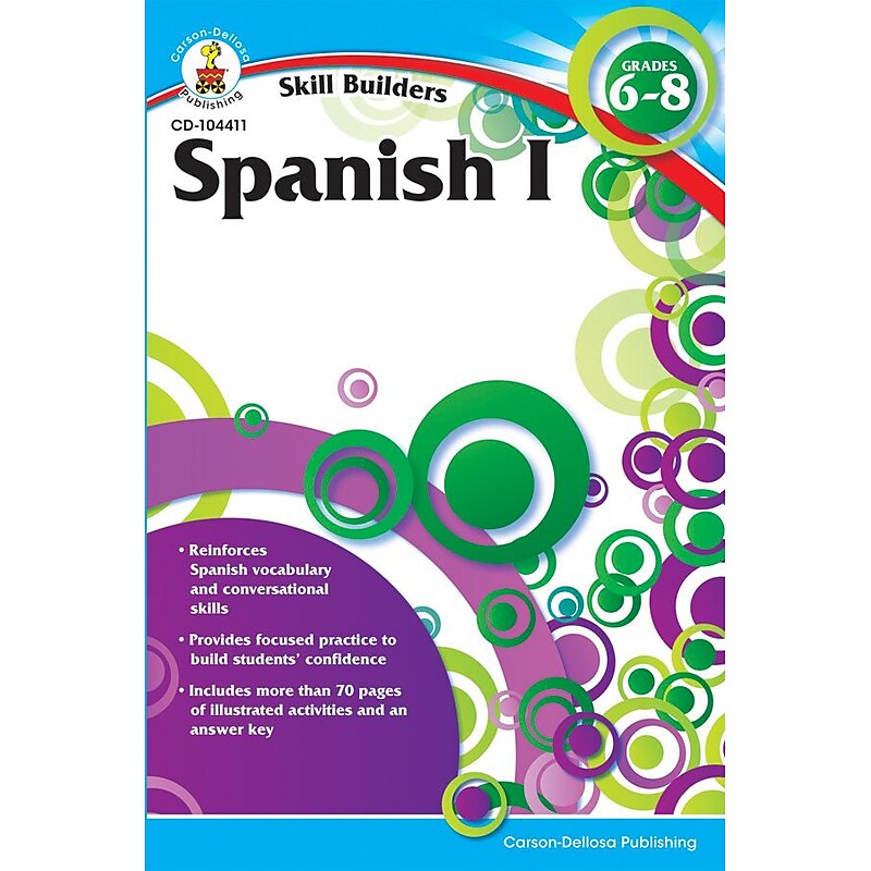 Carson-Dellosa Spanish I Resource Book, Grades 6 - 8 image 1