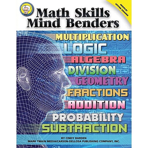 Mark Twain Math Skills Mind Benders Resource Book Staples