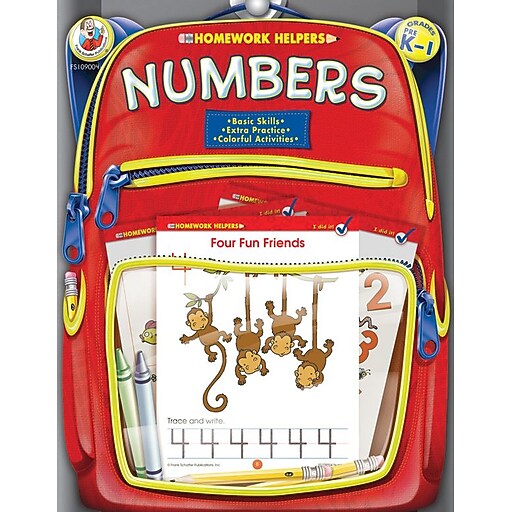 Frank Schaffer Numbers Workbook | Staples