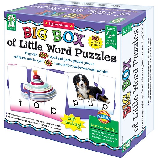 Shop Staples for Key Education Big Box of Little Word Puzzles Game