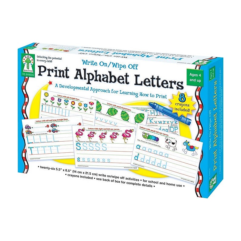 Key Education Print Alphabet Letters Manipulative image 1