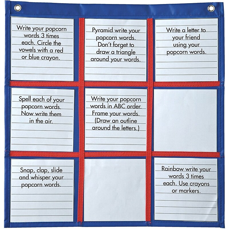Carson-Dellosa Differentiated Choice Board Pocket Chart image 1