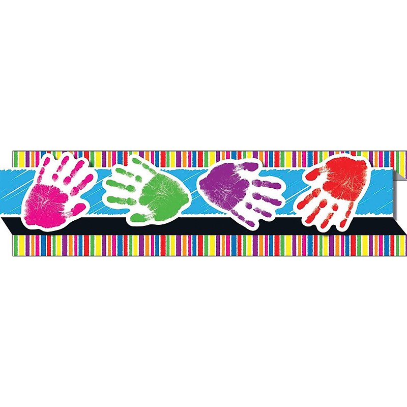 Carson-Dellosa Handprints Borders image 1