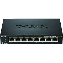 D-Link 8-Port Gigabit Ethernet Unmanaged Switch (DGS108) | Staples