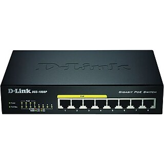 D-Link Gigabit Switch, 8 Port, DGS-108 (Neu (gemäss Beschreibung)) in