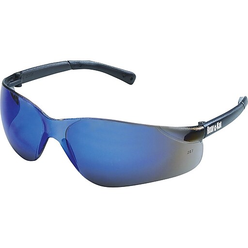 MCR Safety® BearKat® Safety Glasses, BlueMirror Staples