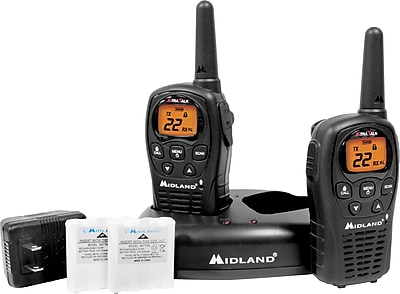 MIDLAND RADIO Two-Way Radios, Black (LXT500VP3)