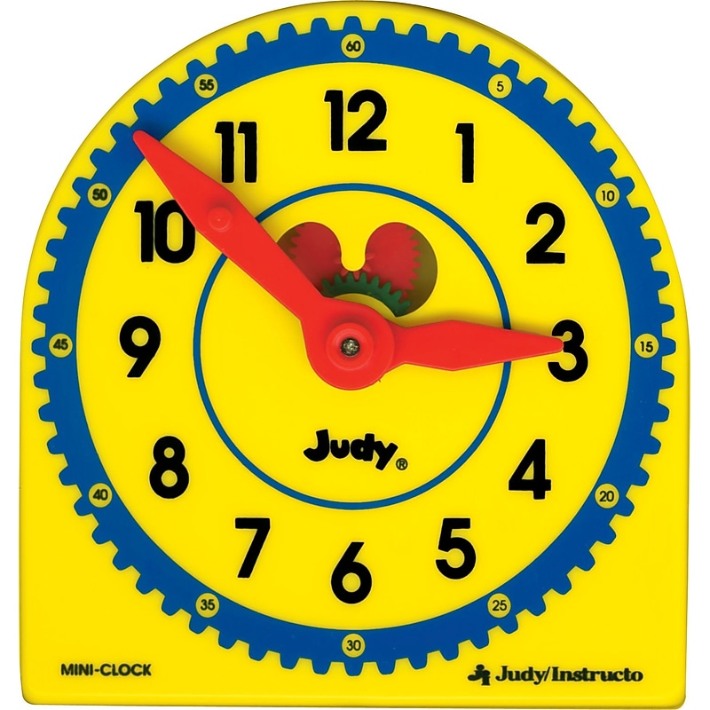 Judy® Instructo Plastic Clock Class Pack Manipulative image 1