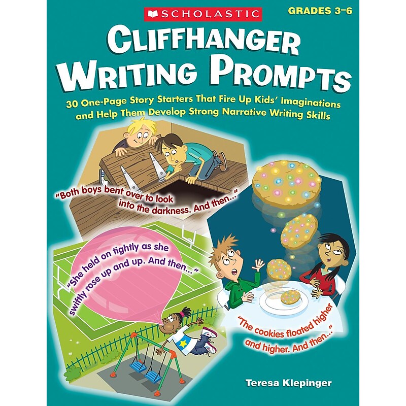 Scholastic Cliffhanger Writing Prompts, Grades 3-6 (SC-531511) image 1