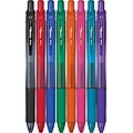 Pentel  EnerGel-X RollerGel Retractable Gel Pens, Medium Point, Assorted Ink Colors, 8/Pack (BL107CRBP8M)