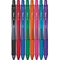 Pentel  EnerGel-X RollerGel Retractable Gel Pens, Medium Point, Assorted Ink Colors, 8/Pack (BL107CRBP8M)
