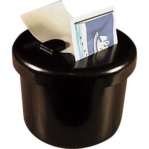 Lee Ultimate Stamp Dispenser, 2" Dia. x 1.68", Plastic, Black (LEE40100