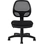 Offices to Go Armless Mesh Task Chair, Black (OTG11642B)~#|#~s0502766_sc7