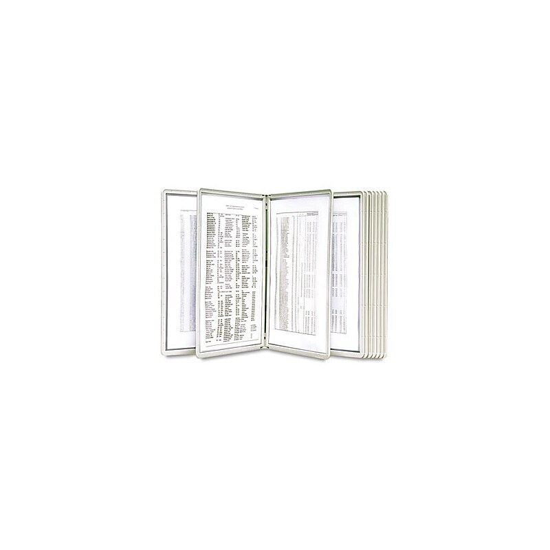 Durable Vario Series Document Holder, 8.5" x 11", Gray Plastic (5357-10) image 1