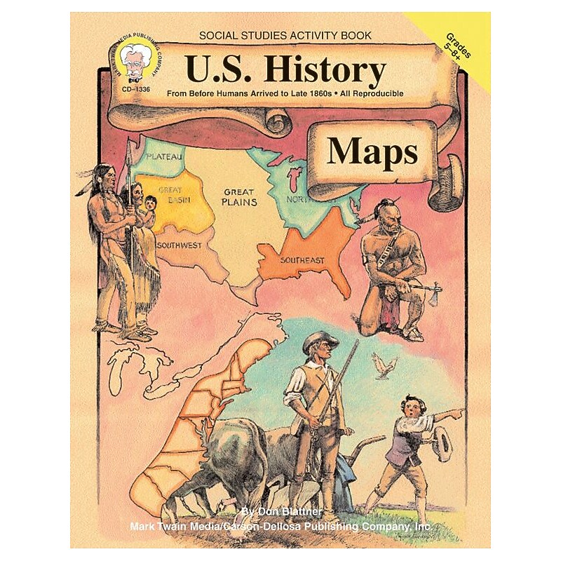 Mark Twain U.S. History Maps Resource Book image 1