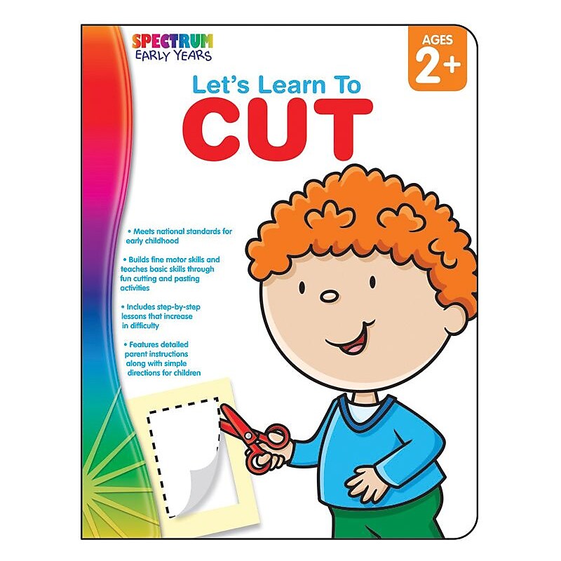 Spectrum Let's Learn To Cut Workbook image 1