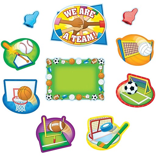 CarsonDellosa AllStar Sports Bulletin Board Set Staples