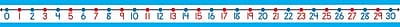 carson dellosa student number lines desk tape staples