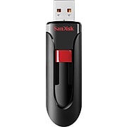 SanDisk Cruzer Glide 64GB USB 2.0 Flash Drive, Black/Red (SDCZ60-064G-A46)