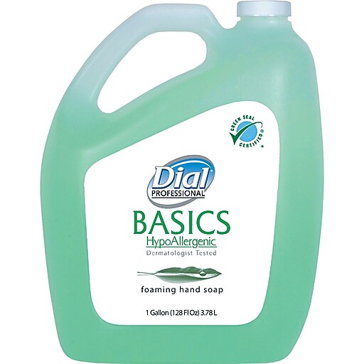 Dial® Basics Foaming Handwash Soap, Fresh, 1 gal Staples