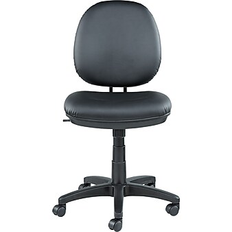 Interval Series Swivel/Tilt Task Chair, Soft-Touch Leather, Black (ALEIN4819)