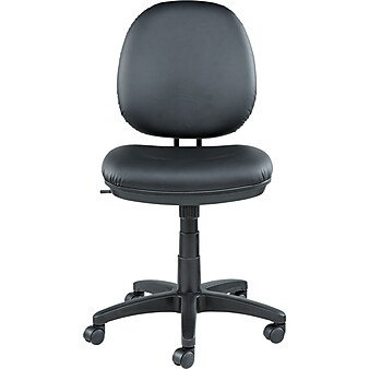 Interval Series Swivel/Tilt Task Chair, Soft-Touch Leather, Black (ALEIN4819)
